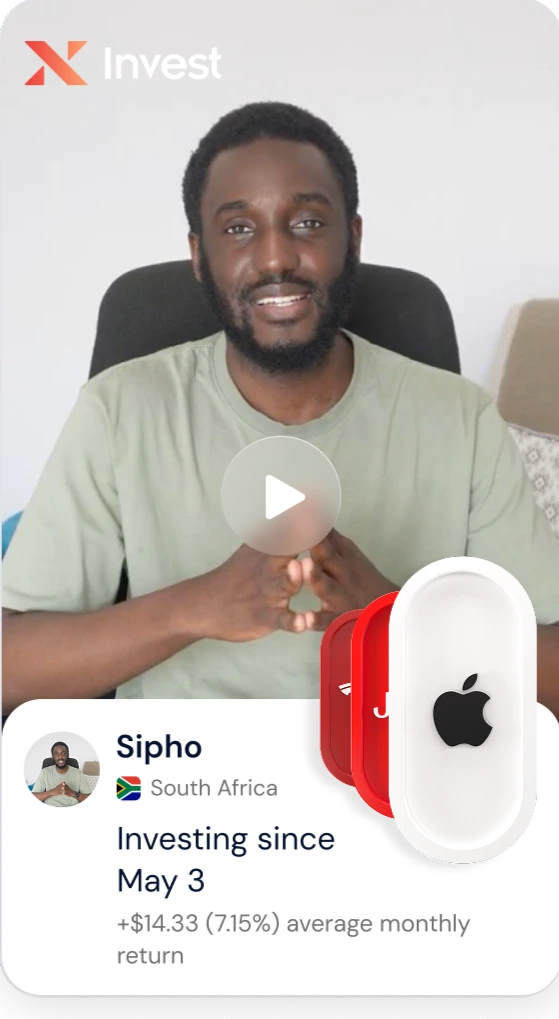 Sipho: Investing since May 3 +$14.33 (7.15%) average monthly return