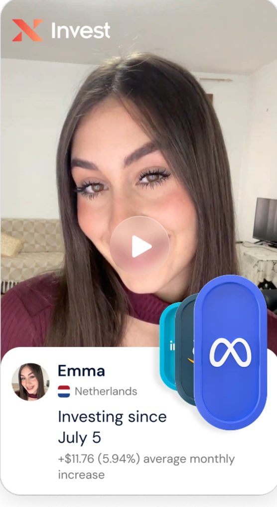 Emma: Investing since July 5 +$11.76 (5.94%) average monthly increase